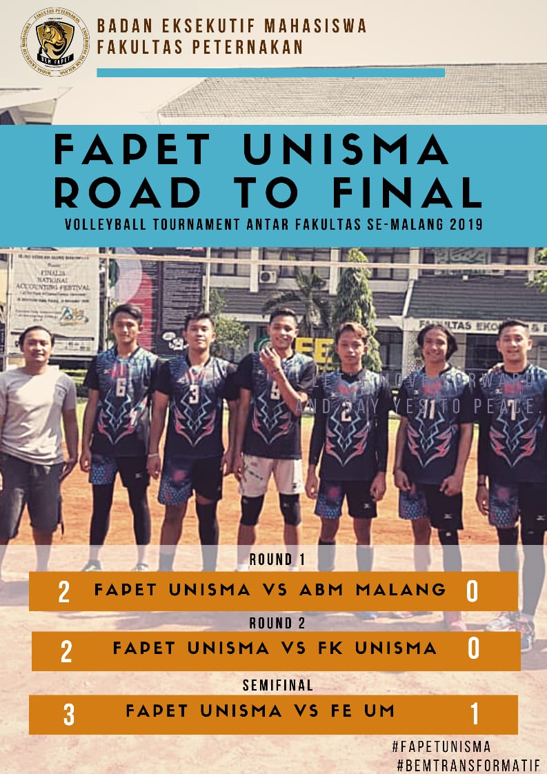 Squad Volley Fapet Tulang Punggung Tim Universitas