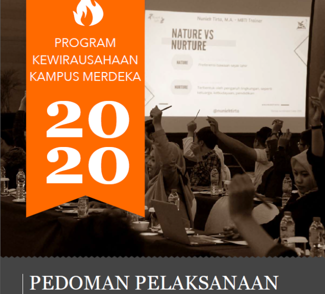 Pedoman Pelaksanaan Program Kewirausahaan Kampus Merdeka 2020