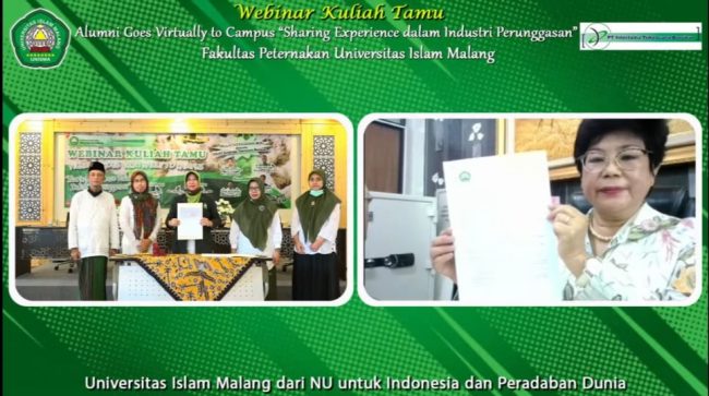 MITRA INDUSTRI PERUNGGASAN FAKULTAS PETERNAKAN MEMBERIKAN BEASISWA DAN MAGANG BERSERTIFIKAT